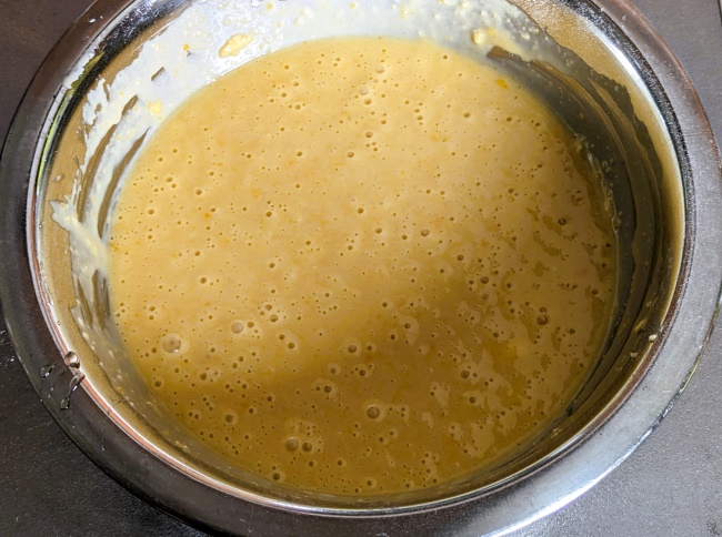 ベビーカステラのバッター液を作る