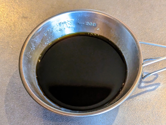 長ネギの肉巻きのタレ