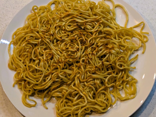 こんがり焼けた焼きそば