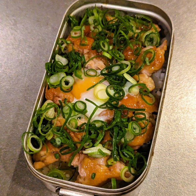 キャンプで簡単に作れるテリヤキチキン丼