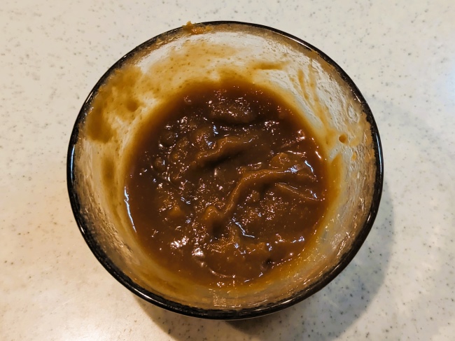 ウドのおひたしの酢味噌