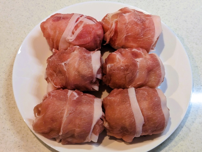 たくさん巻いた肉巻きおにぎり