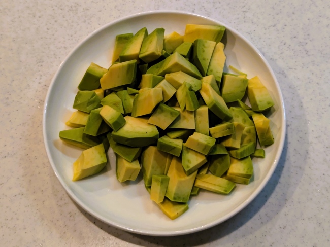 タコライスのアボカド