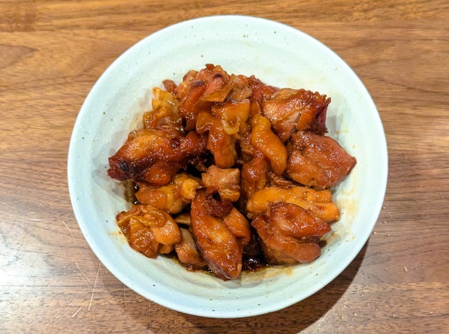 炊飯器で作った鶏肉のはちみつ煮