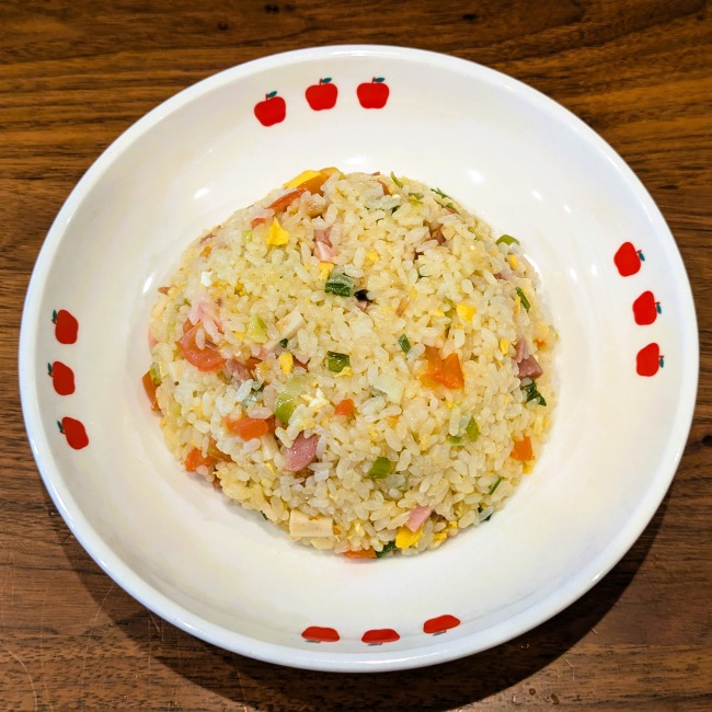 さっぱり鶏油トマトチャーハン