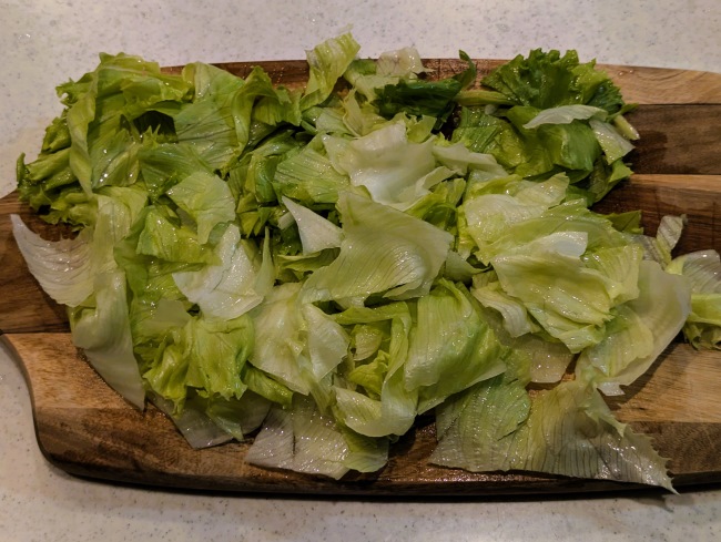 タコライスのレタス