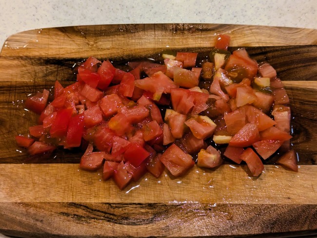 タコライスのトマト