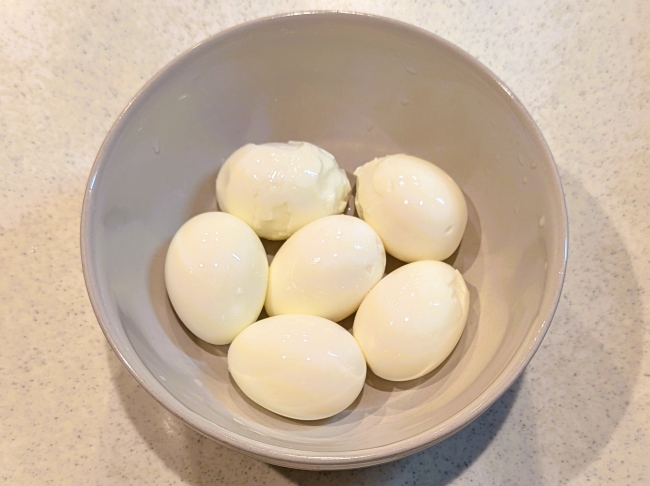 固ゆでした茹で卵