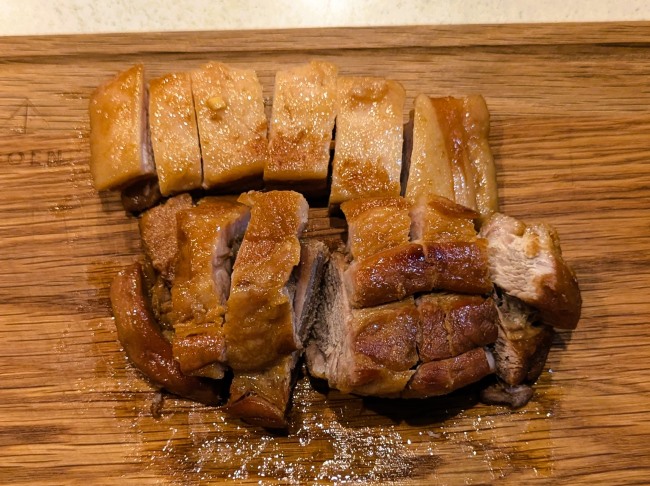 一口大に切った煮豚