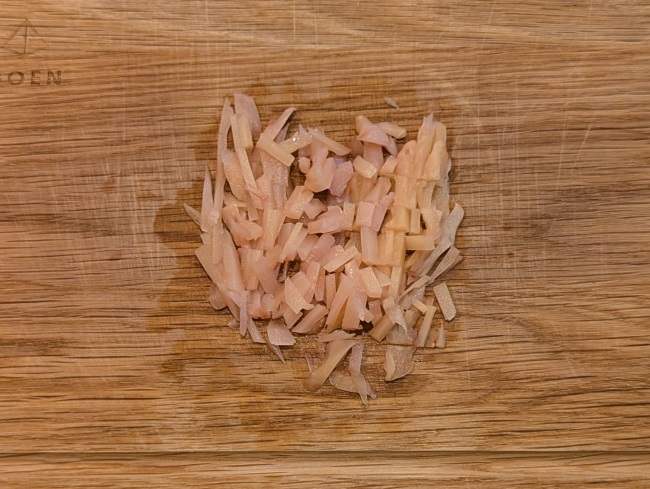 細かく切った岩下の新生姜