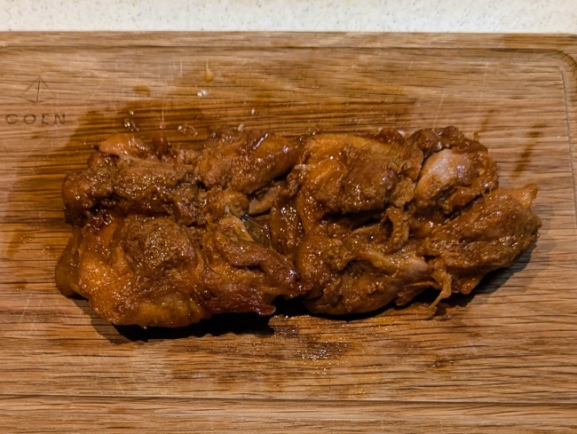 ホロホロで味が染み渡った照り焼きチキン