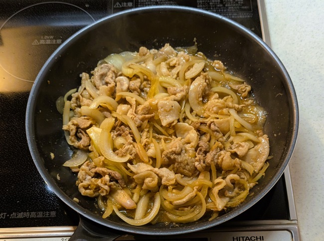 岩下の新生姜の生姜焼き