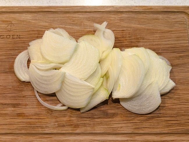 たまねぎのスライス