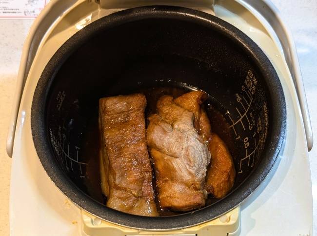 炊飯器で作った煮豚
