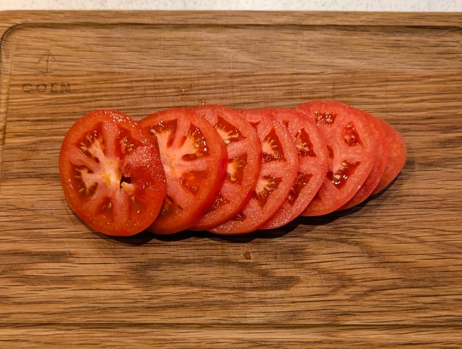 トマトのスライス