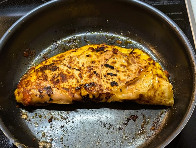 外はカリっと中はとろーり焼いたブリトー