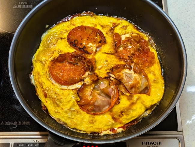 ひっくり返したブリトー