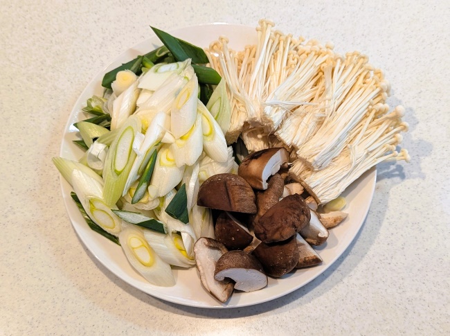 すき焼き用の野菜