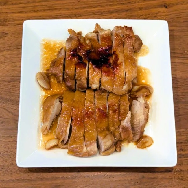 フライパン1つで作った鶏肉の醤油煮