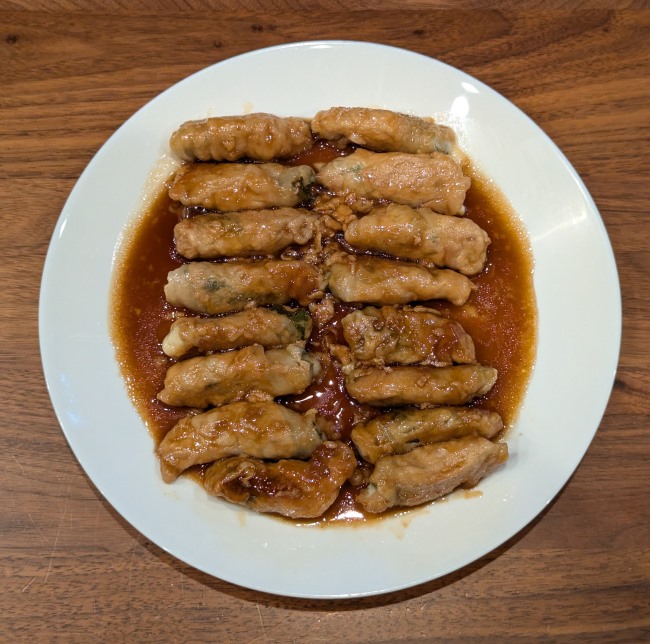 大葉とチーズの肉巻き