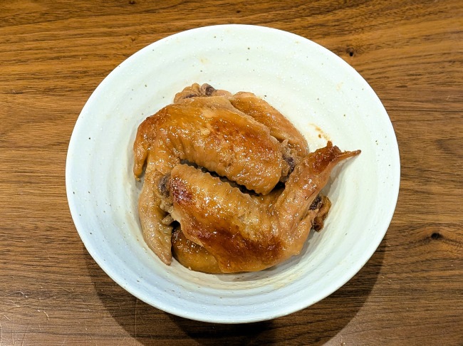 炊飯器で作ったガーリックバター手羽先