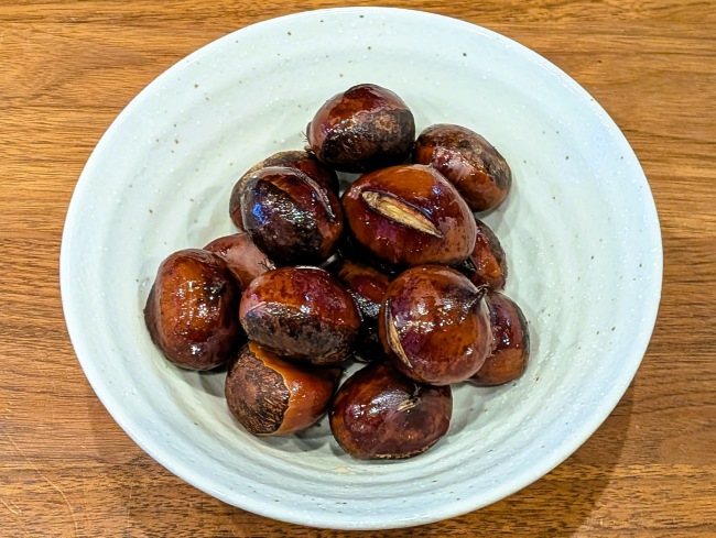 炊飯器で作ったほくほく栗