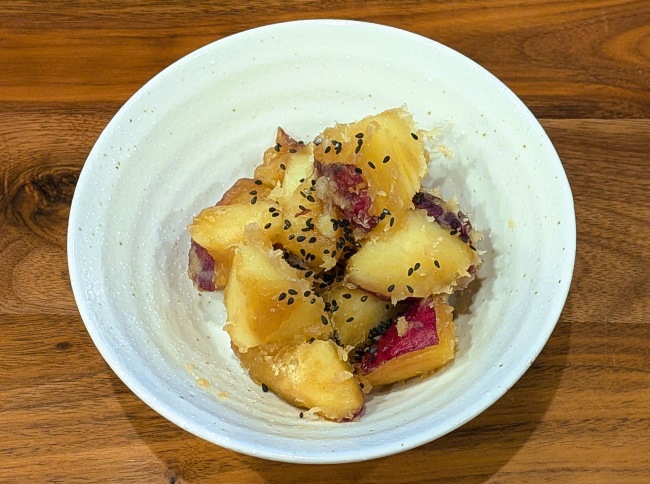 炊飯器でホクホクのカンロ飴で作った大学芋