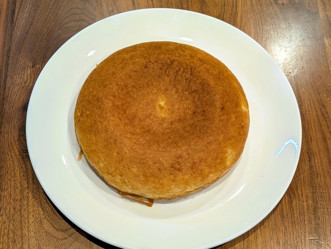 炊飯器でふわふわに出来上がったヨーグルトケーキ