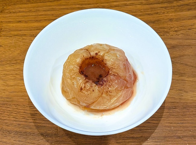 炊飯器で作った焼きりんご