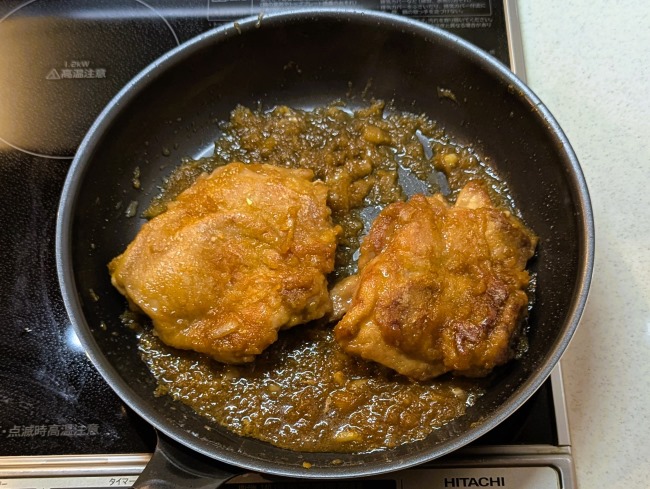 さっぱり美味しいガーリックオニオンチキン