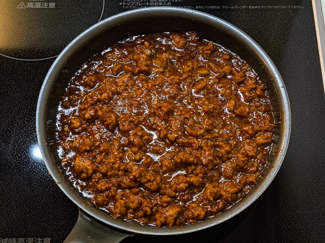 ごはんが進む濃厚肉みそタレ