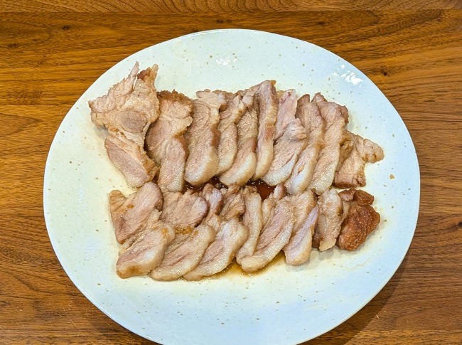 電子レンジで作った煮込まないチャーシュー