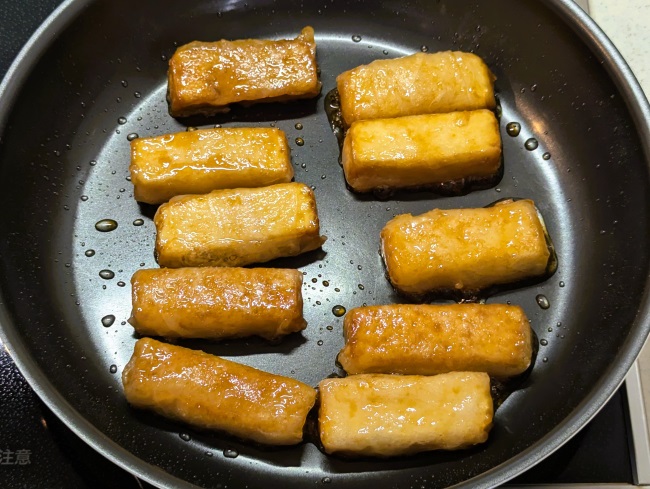 もっちり厚揚げのライスペーパー巻き