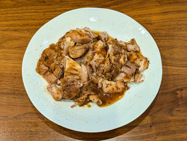 炊飯器でほったらかしで作ったハニーマスタードチキン