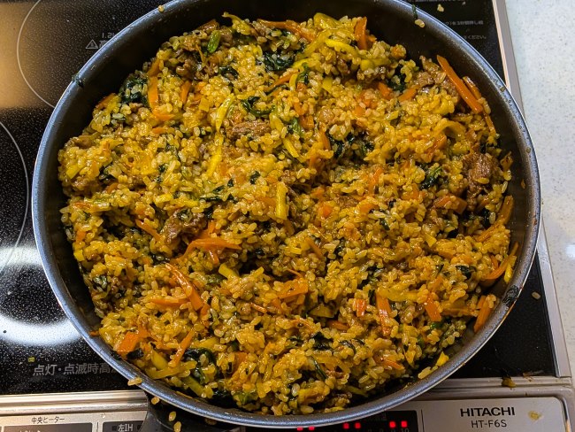 巻かないで簡単に作れる韓国料理のキンパ